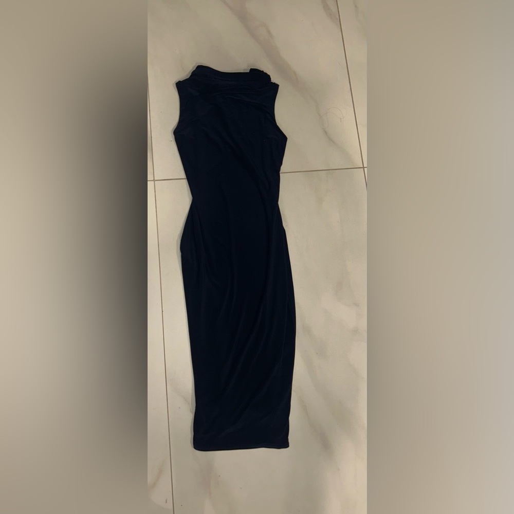 Missguided Blue One Shoulder Bodycon Dress